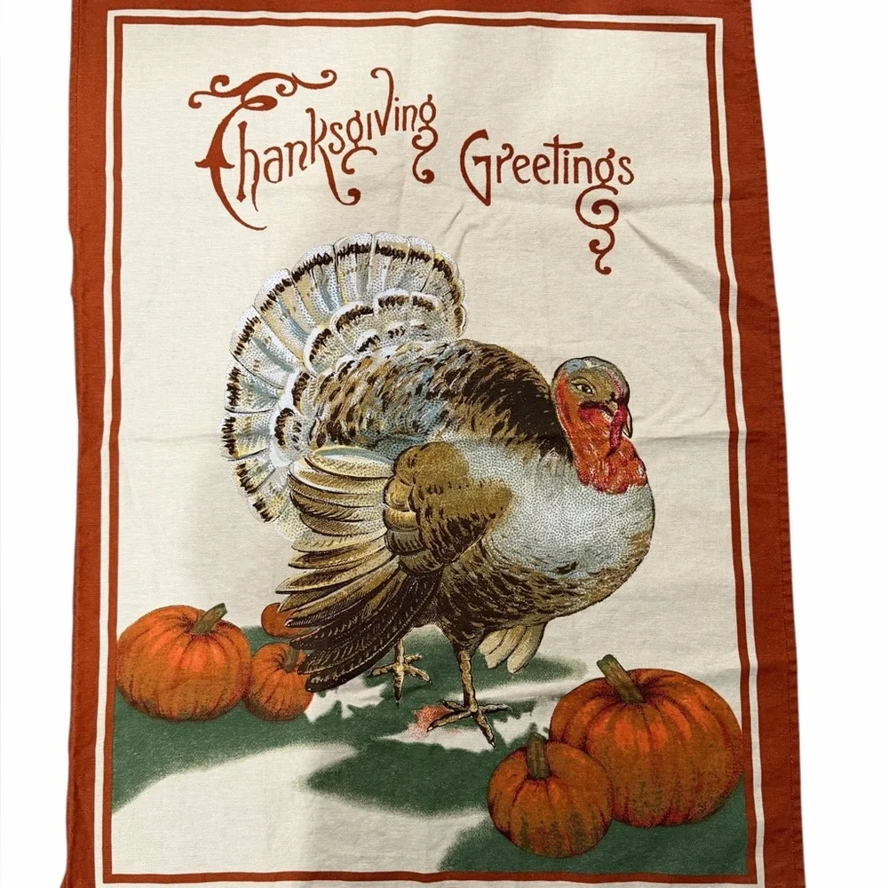 Williams Sonoma Thanksgiving Tea Towel